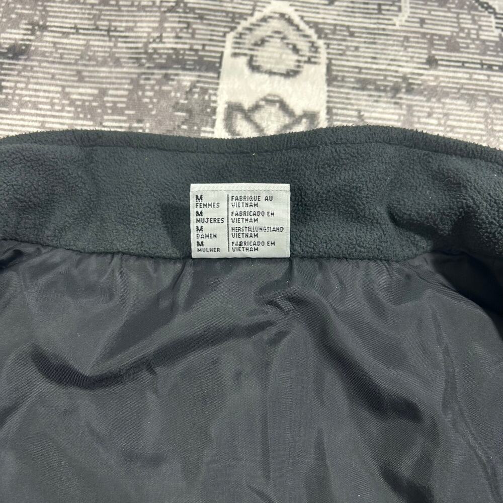 Columbia Women's Quilted Full Zip Fleece Side Vest Black Size M Camping Gorpcore - Picture 9 of 10